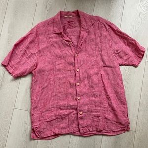 Tommy Bahama Button Up T-Shirt Size Large
